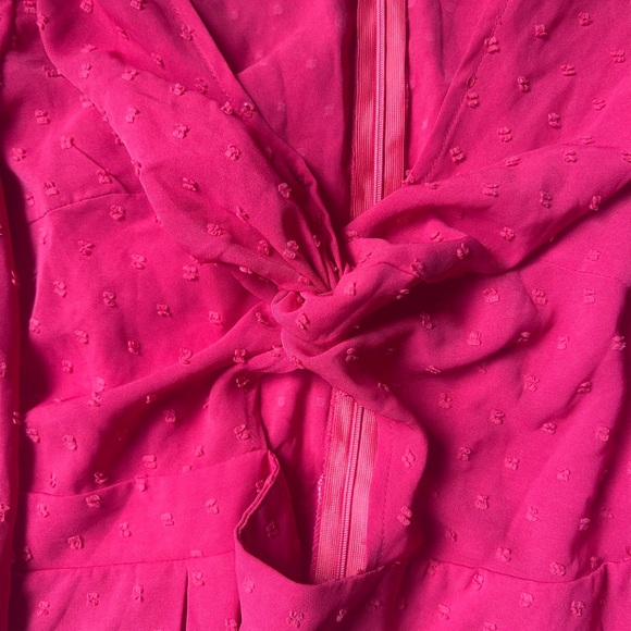 Elegant Red Women's Romper - Picture 6 of 8